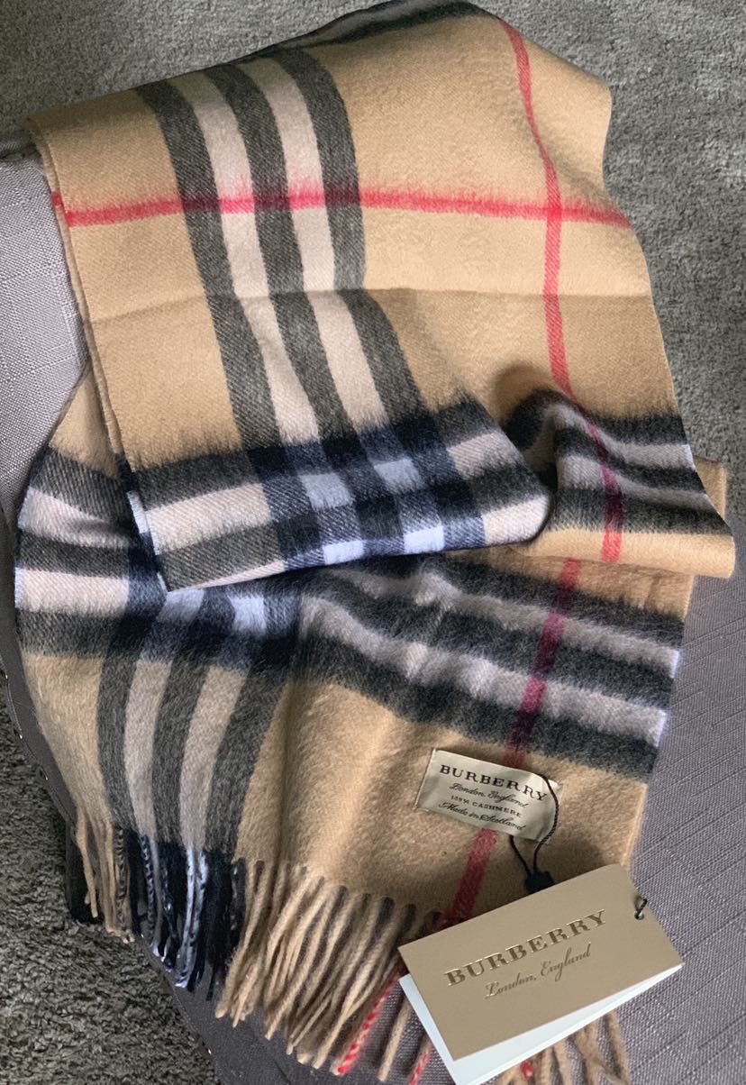 The Classic Check Cashmere Scarf Soft