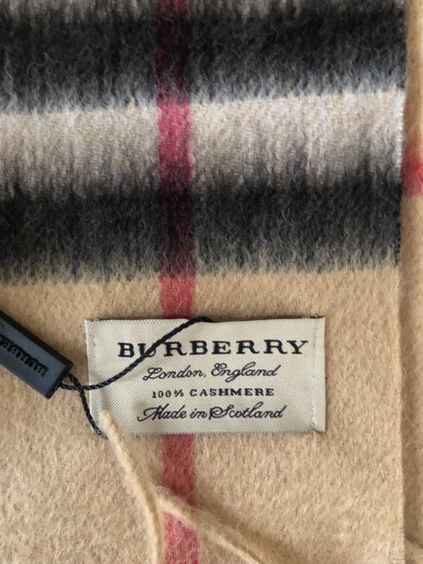 The Classic Check Cashmere Scarf Soft